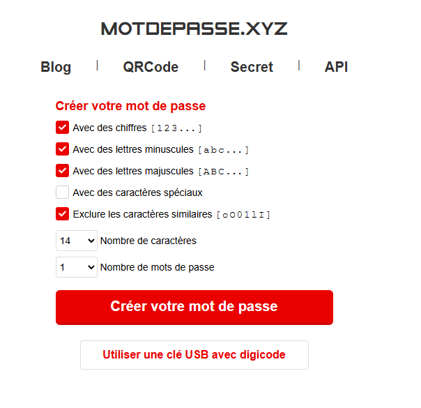 générateur mdp