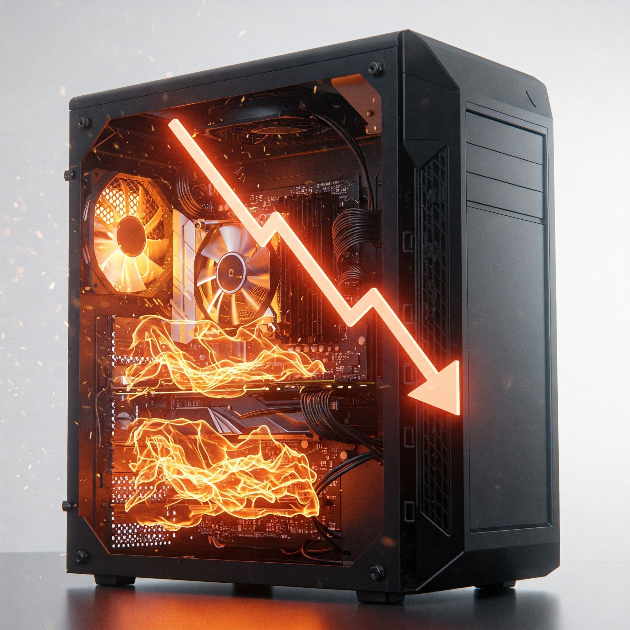 PC en surchauffe