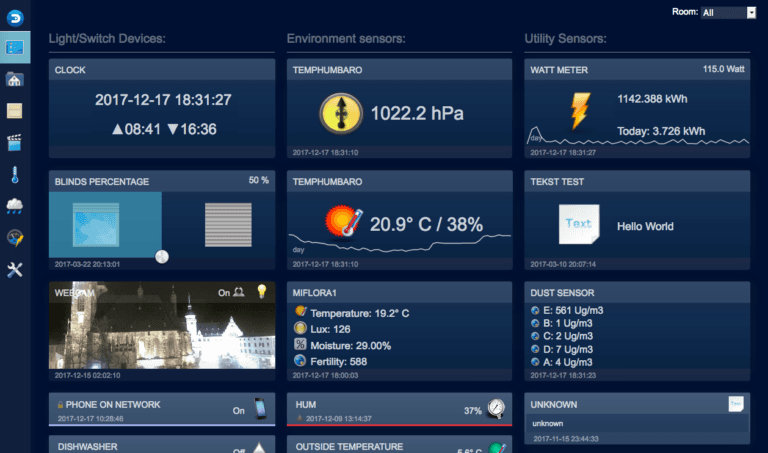 domoticz-dashboard